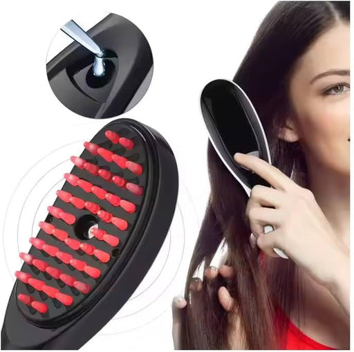 Red Blue Light Therapy Comb With Oil